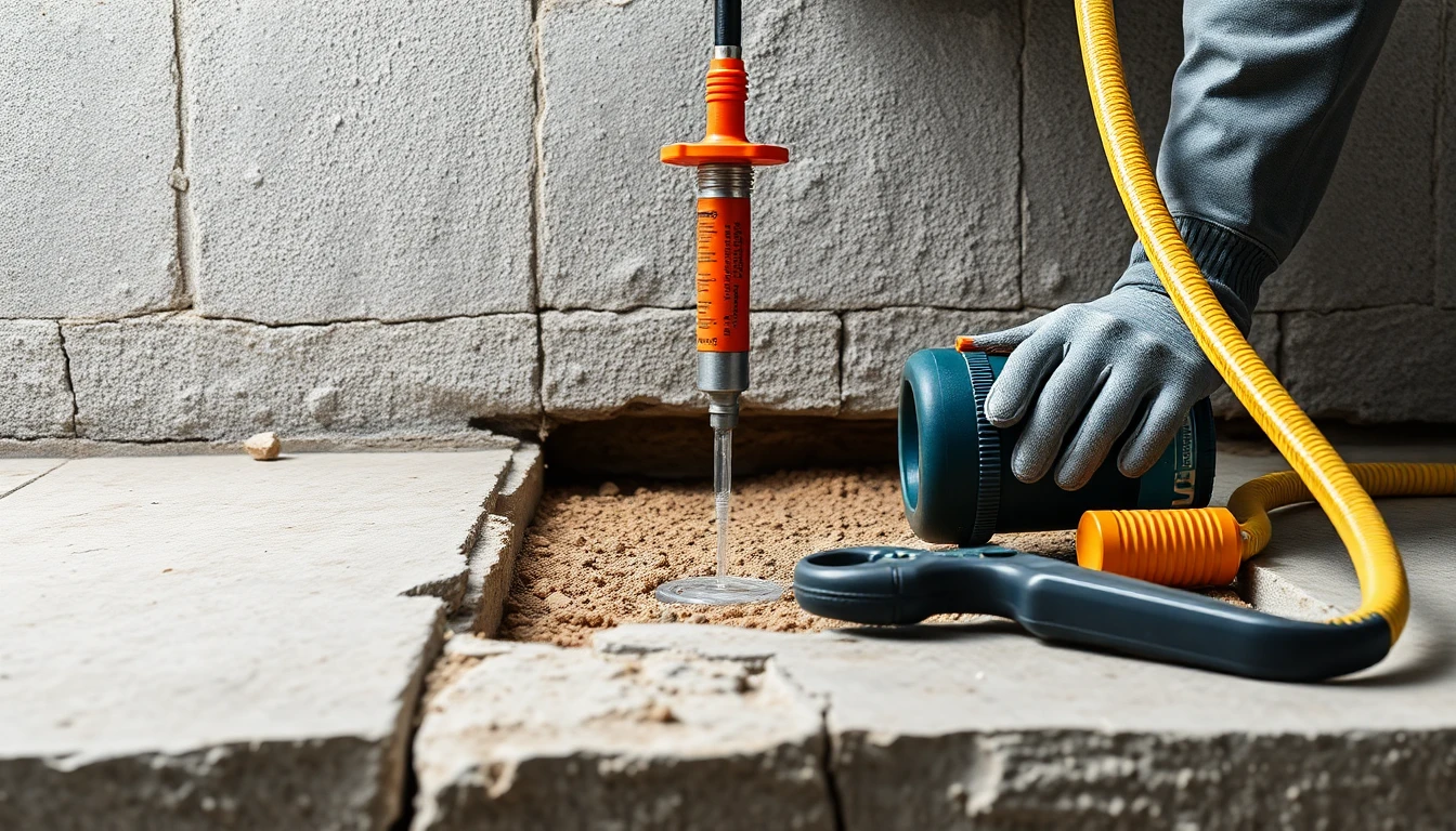 Basement Crack Injection